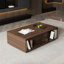 Modern simple rectangular storage coffee table