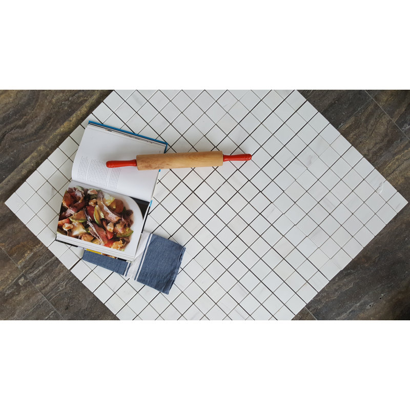 Soft Touch 2" x 2" Mosaic Tile in White