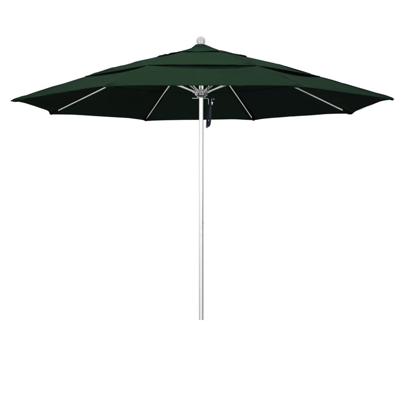 Parasol de marché 11 pi Hibo, Toile verte Pacifica