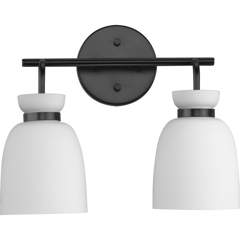 Lexie Dimmable Vanity Light, 2, Matte Black