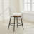 Swivel Upholstered 26" Counter Stools With Wood Trim-1170047056