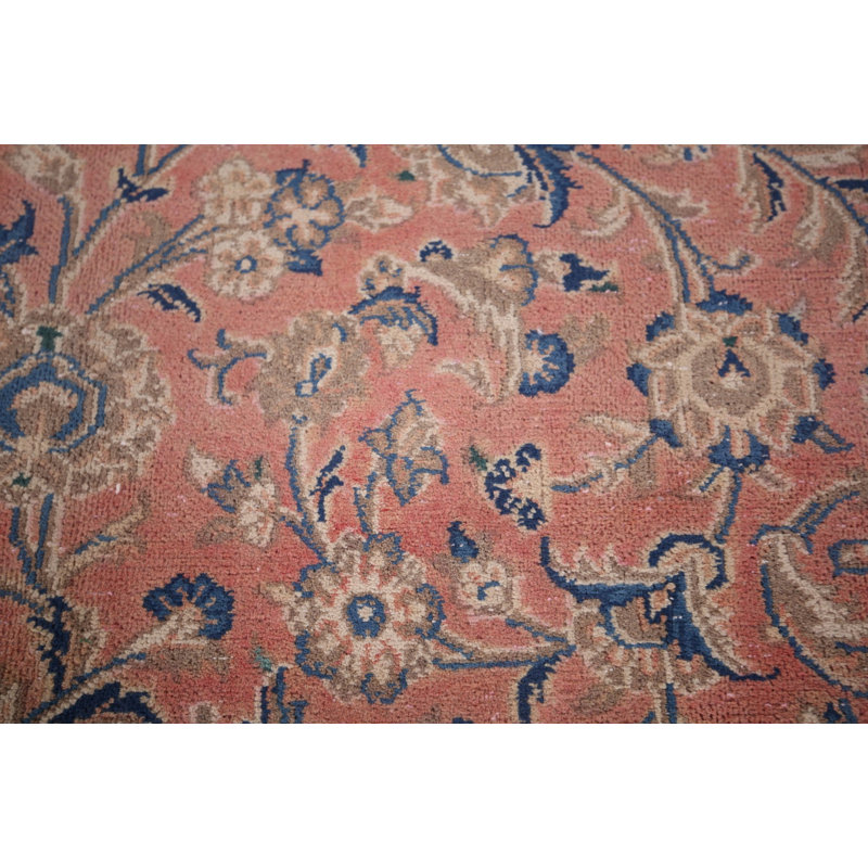 Tapis floral rose 10 x 13