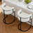 26'' Upholstered Modern Counter Height Bar Stools With Arms And Backs-1334000135