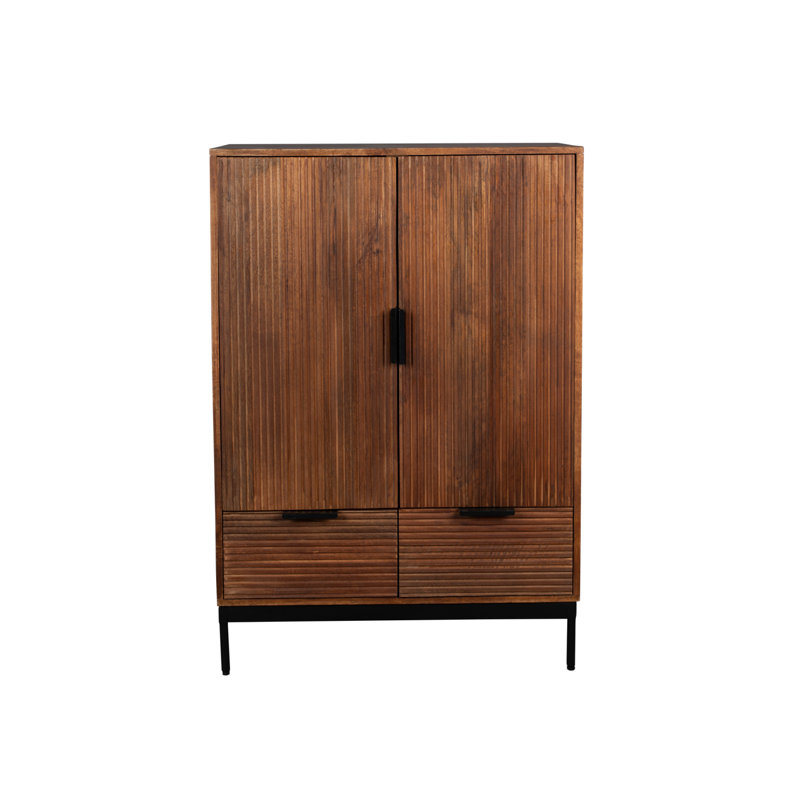 Saroo Solid Wood Accent Cabinet