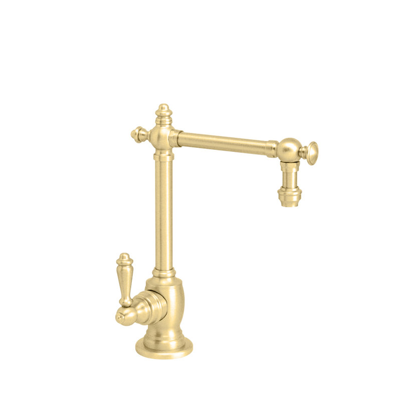 Towson Cold Only Filtration Faucet - Lever Handle, Unlaquered Polished Brass