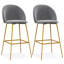Dhital Counter Stool with Metal Frame