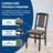 Wood Fabric Upholstered Seat Folding Chair