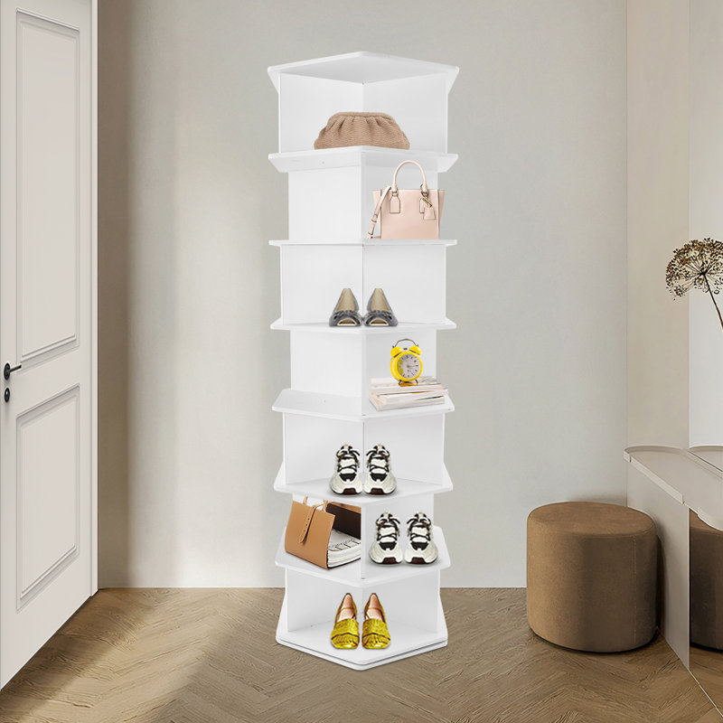 Présentoir à chaussures rotatif à 7 niveaux