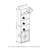 Jensen Farmhouse 6-Shelf Display Bookcase, Bookshelf with Doors-1685763636