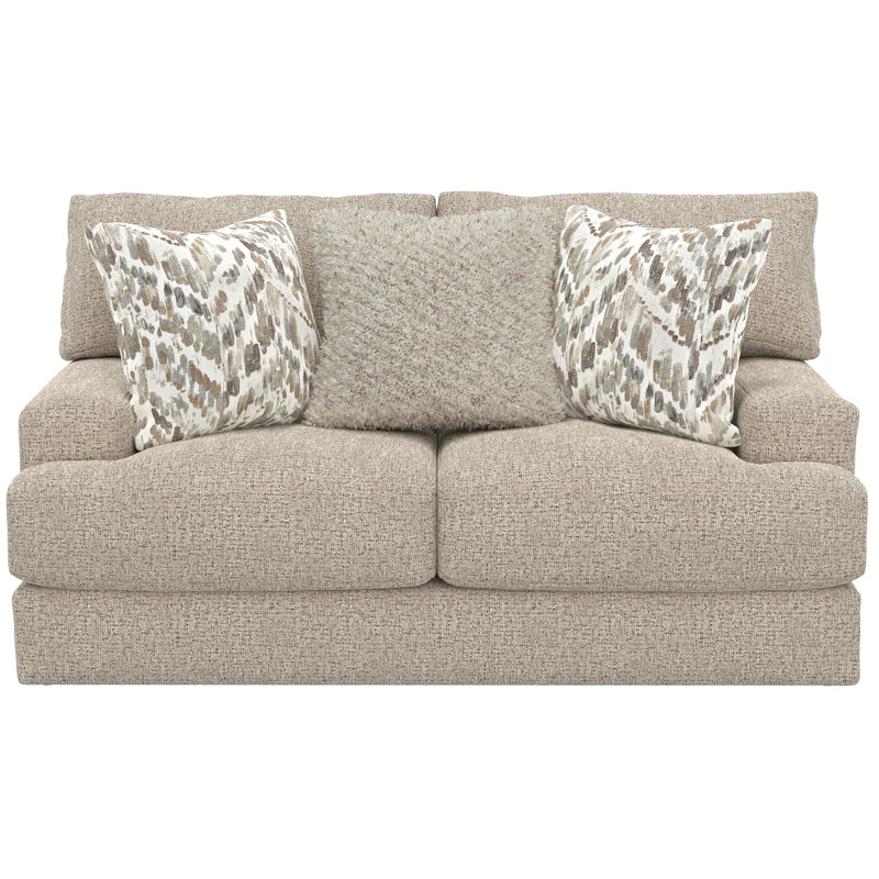 Causeuse Callion avec coussins Cuddler, Tanné