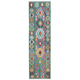 Uzbek One-of-a-Kind Runner 2'9" X 9'5" Hand Knotted Area Rug