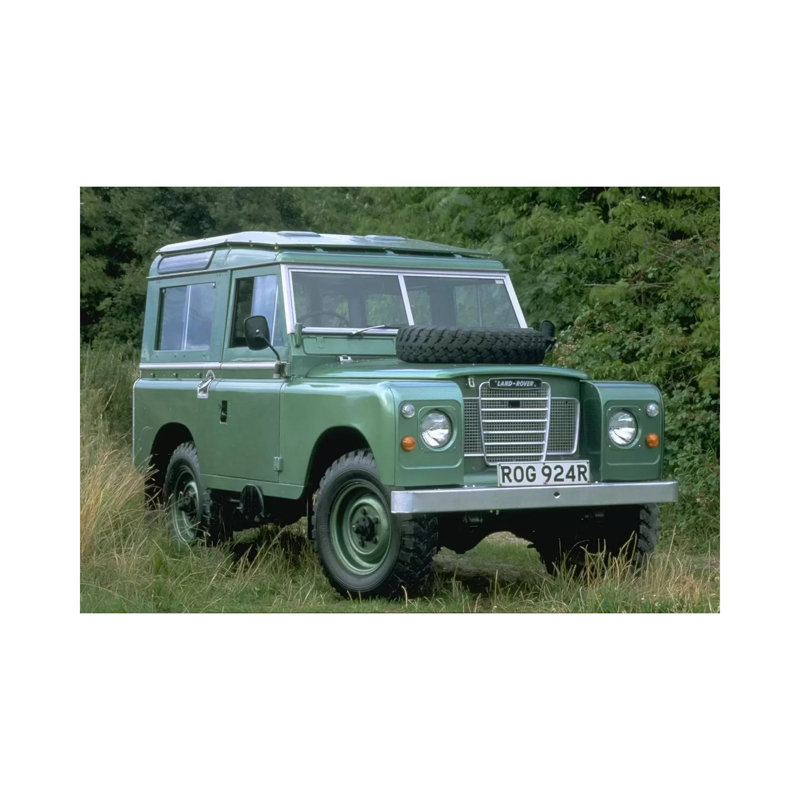 Land Rover Series III - Wrapped Canvas Print, 20.32 cm H x 30.48 cm W