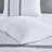 Queen Size 8 Piece Embroidered Comforter - Delightful Accents White And Grey Bedding Filling Comforter, , Shams, Euro Decorative Pillows Machine Washable & Happy Patterns Transitional Style-122940456-115751082