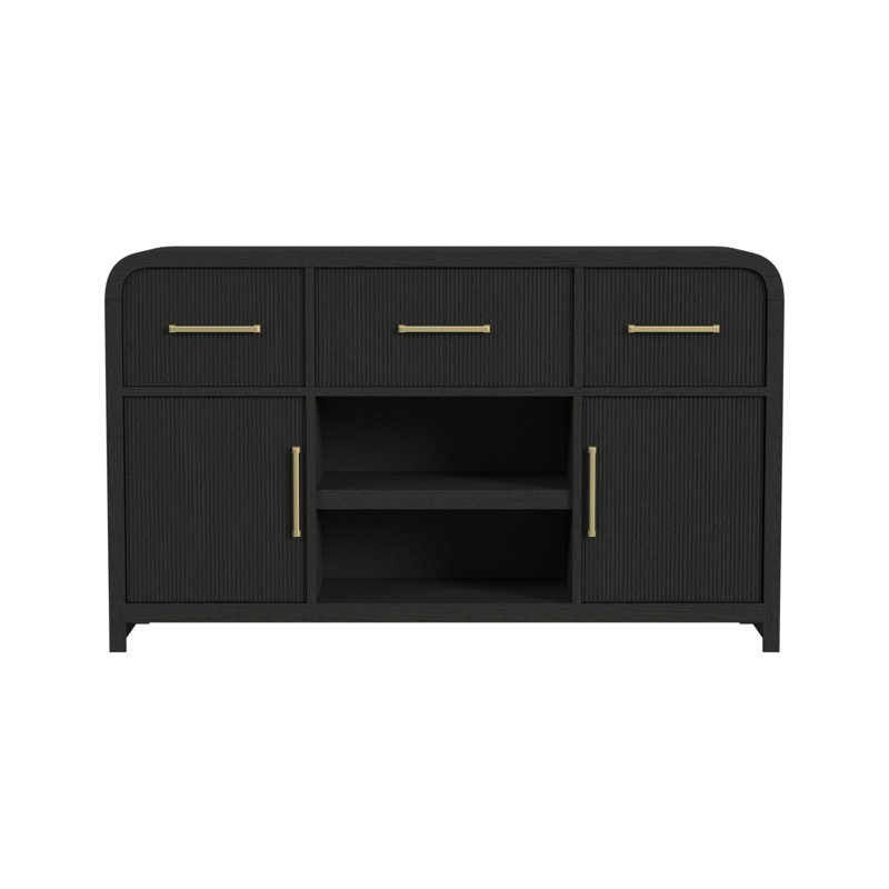 Mashad Server in Black with Grain