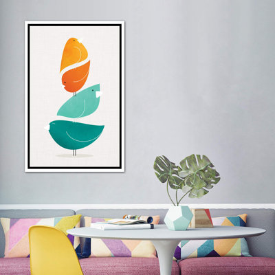 «Bird Stack II» par Modern Tropical - impression d'art graphique