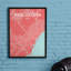 Barcelona City Map - No Frame Print-933474247
