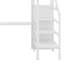 Loft Bed With L-Shaped Desk And USB,Wardrobe Shelf And LED-1800391242