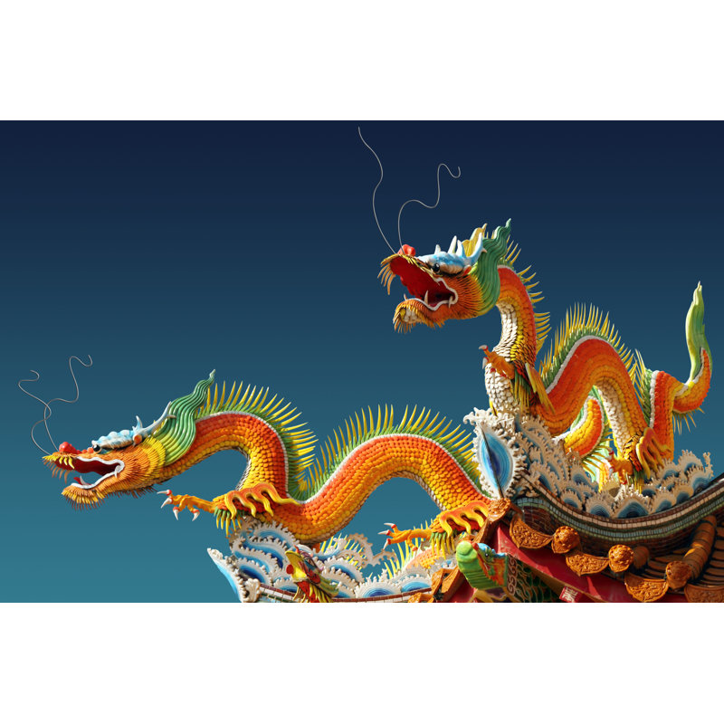 Chinese New Year - Photograph, 20cm H x 30cm W, Black Floater Framed