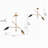 Lakendria 2-Light Dimmable Unique Modern Linear Chandelier