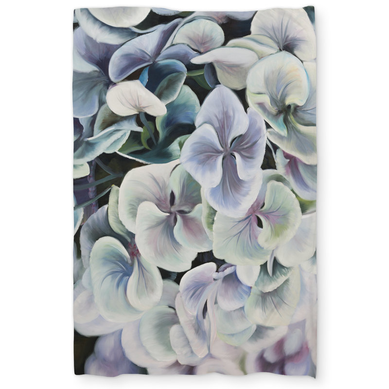 Colorful Hydrangea Flowers Duvet Cover | Rustic Livingroom Decor