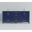 72 po X P 22 po D Meuble-lavabo double avec comptoir en marbre de Carrare et robinet-974607382-974607387-974607385