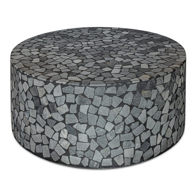 Table basse d'extérieur noire