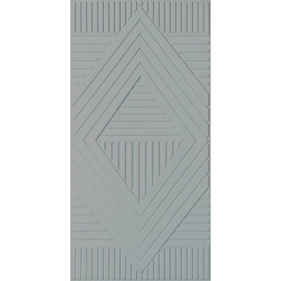 19.7" x 40.6" Peel and Stick Flexible PVC 3D Wall Panel in Alpaca Grey (10-pack)