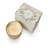Large Boxed Crackle Glass Candle, Winter White-105889178