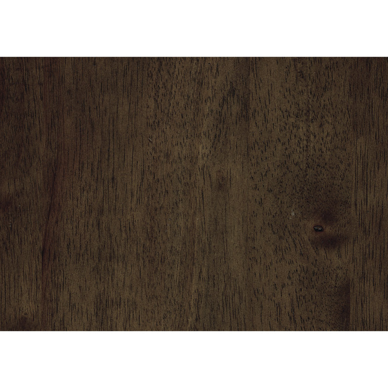2 tabourets de salle à manger ronds, siège pivotant à 360 degrés en similicuir rouge, structure en bois massif avec finition brune et garniture cloutée décorative de 2 po