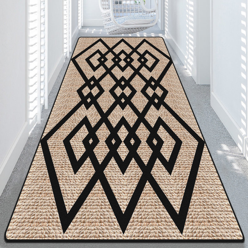 Antibacterial Hall Carpet, 100% Polyester, 31.5 x 59.1 inches | 10 mm Pile Height, Non-Slip Underside, Washable by Machine | Durable, Easy to Clean, Perfect for High Traffic Areas & Home Decor