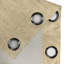Rideau à œillets à 2 panneaux Latitude Run® Beige, 50 po x 120 po, crème et cacao-106345601