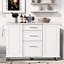 Kitchen Island With Storage Tilt Trash Can Cabinet And Pull Out Cabinet Organizer-1756537370