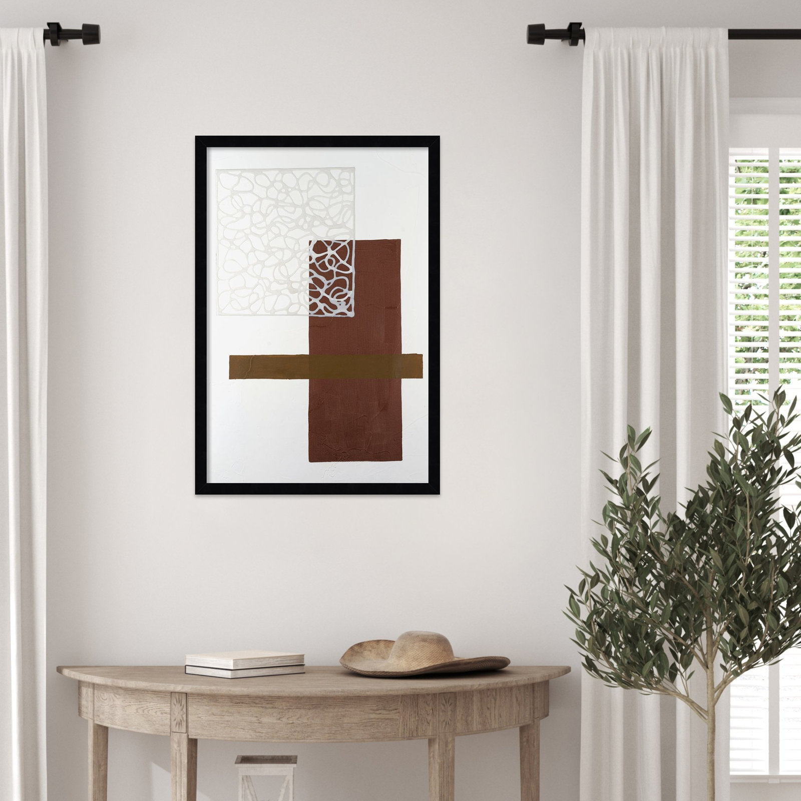 Nooks and Crannies No. 4 Print, Black, 25" H x 17" W