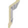 Échantillon - Moulure couronne Endurathane Kent, H 5 7/8 po x P 2 1/2 po x F 6 3/8 po x L 12 po, apprêtée en usine