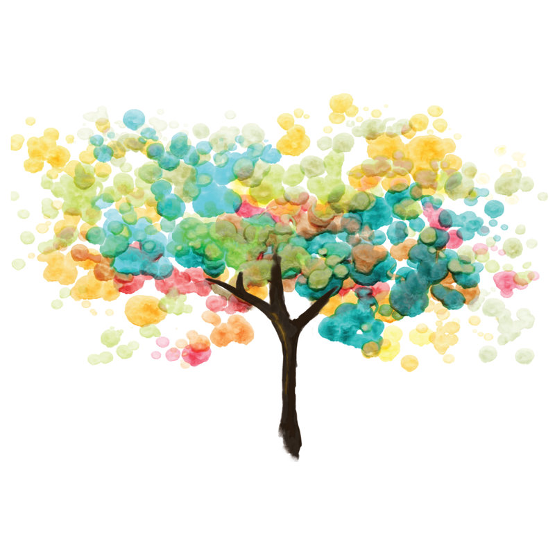 Tree 2 - Wrapped Canvas Art Prints, 81cm H x 122cm W x 3.8cm D
