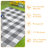Buffalo Plaid Outdoor Mats Plastic Straw Rug Waterproof Washable Outdoor Rug for Garden Backyard Picnic Camping RV Deck Beach Trailer-23881988