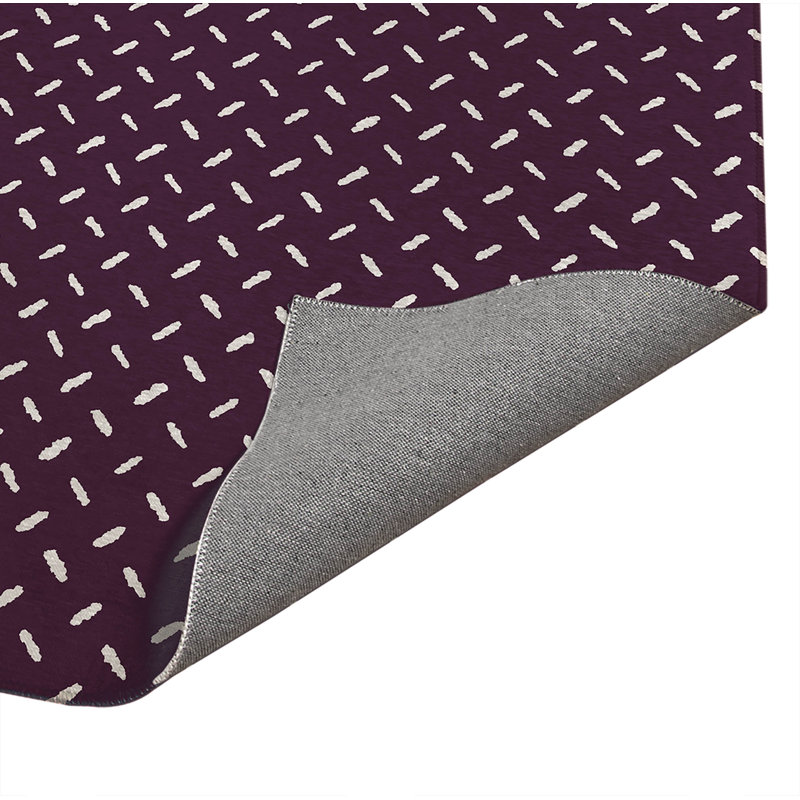 Tapis de cuisine Kat, Aubergine, Rectangle 5 pi x 7 pi