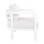Chaise d'appoint d'extérieur à dossier courbé 27,6 po avec cadre en aluminium et coussin toutes saisons Pebblis-125962969-125962970