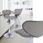 Hoke Swivel Upholstered Counter Stool with Metal Frame-1486247866