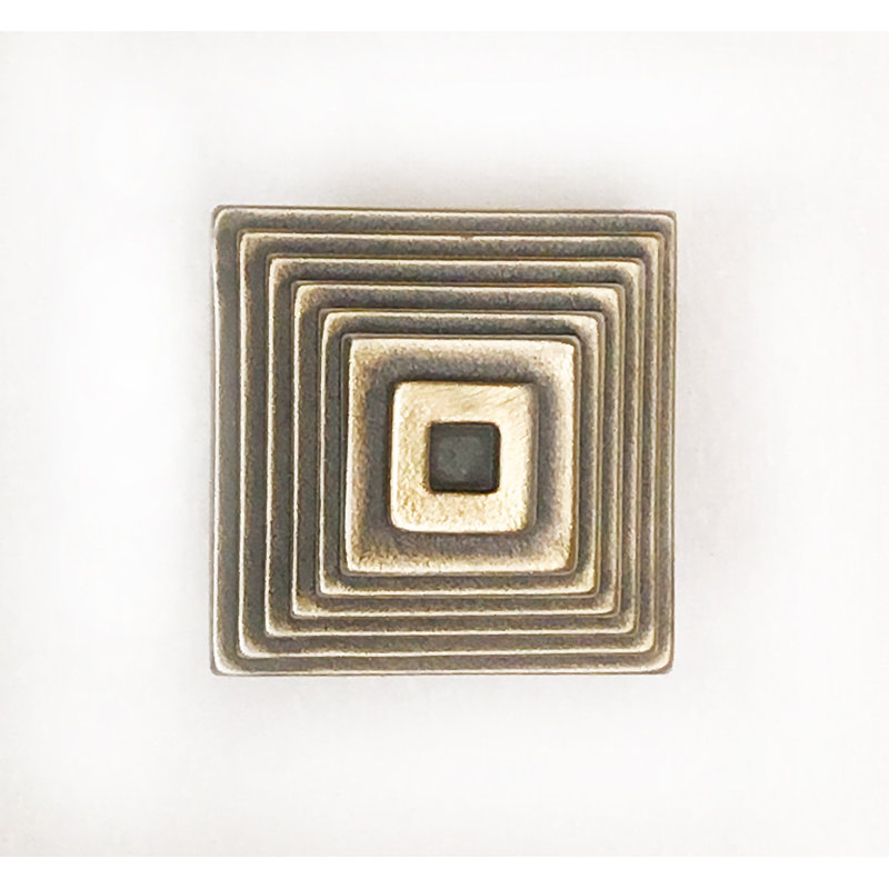Modern Forms Square Knob, Shiny