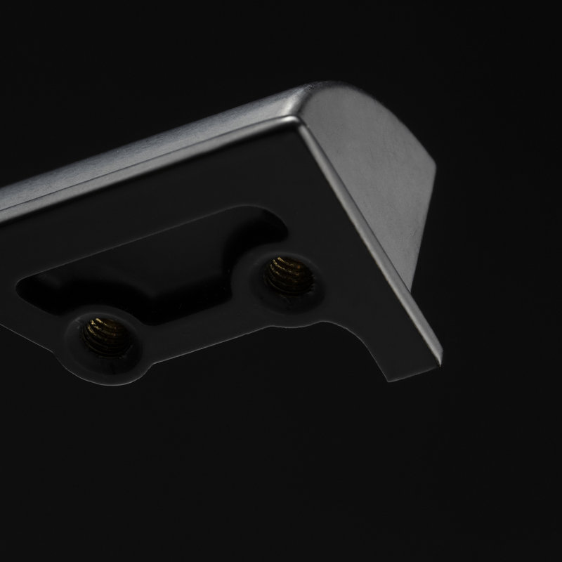 Parkview Cup / Bin Pull, 3", Matte Black
