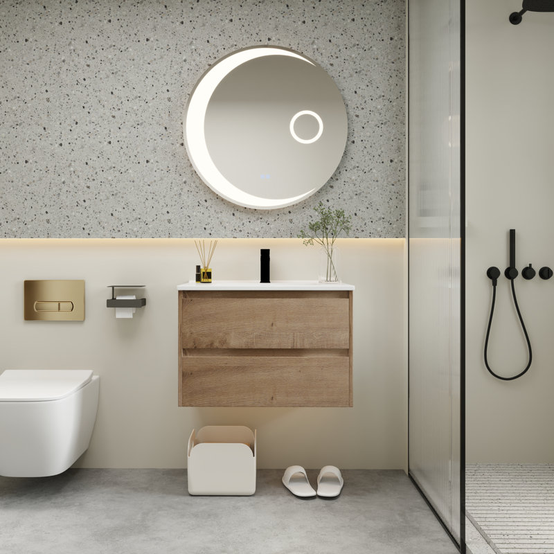 30'' Single Bathroom Vanity with Ceramic Top