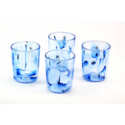 Aegean Swirl Acrylic Assorted Glassware Set