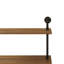 Iron,Wood Floating Shelf