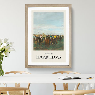 The Horse Races by Edgar Degas - Picture Frame Painting