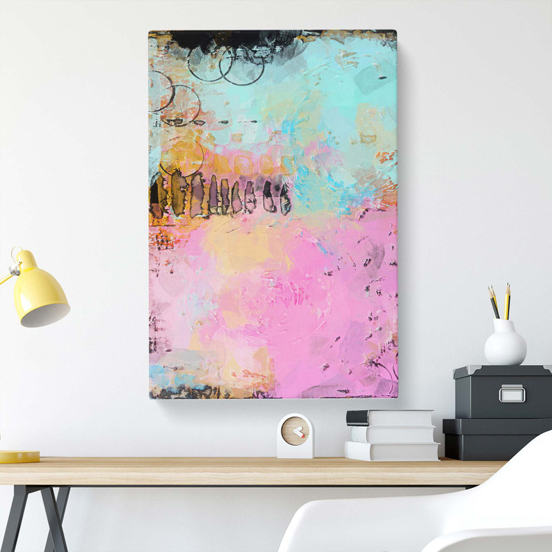 Paint Your Feelings In Abstract - Wrapped Canvas, 60cm H x 40cm W x 3cm D