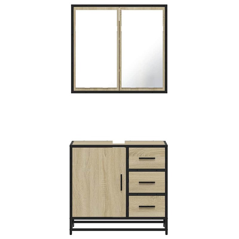 Bathroom Furniture Suite, Sonoma Oak