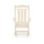 Chaise berçante Lumber Porch en beige - pour le jardin