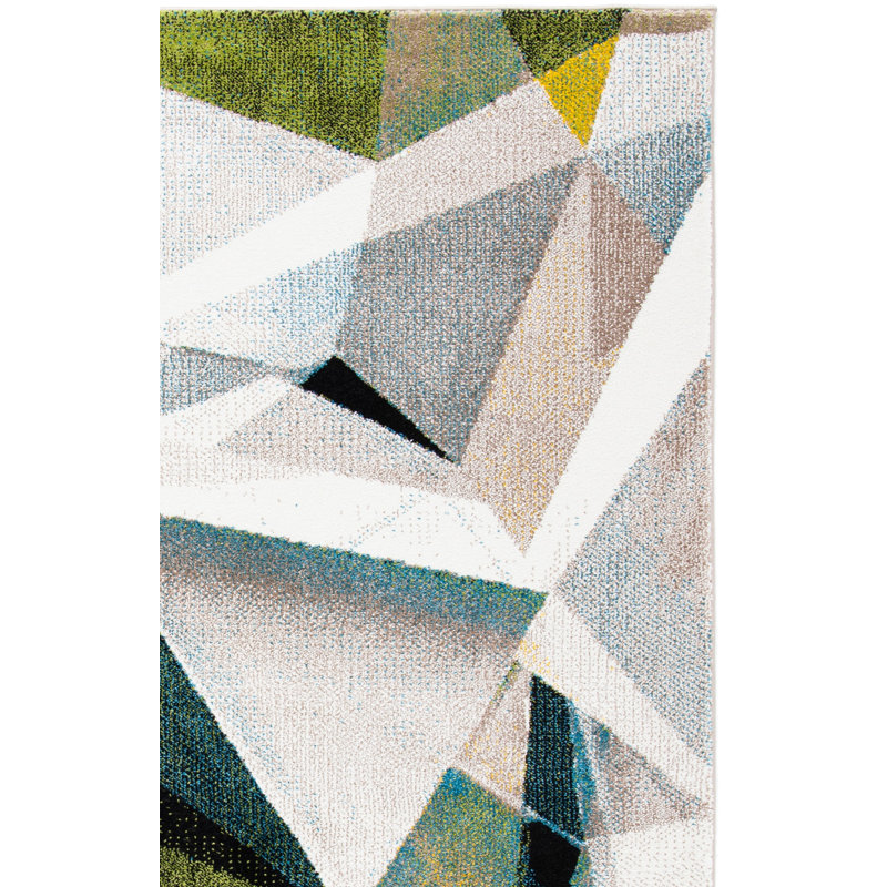 Sase Performance Abstract Rug, Runner 2'3" x 8'