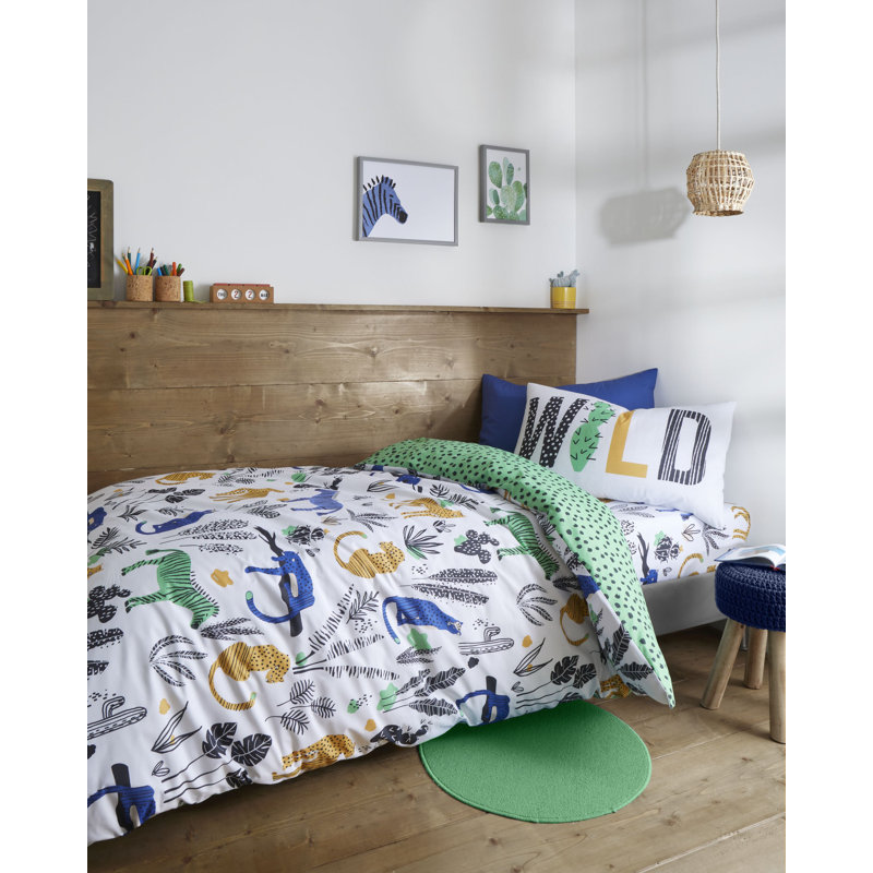 Born To Be Wild Duvet Cover Set, Single Duvet Cover + 1 Standard Pillowcase